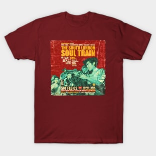 POSTER TOUR - SOUL TRAIN THE SOUTH LONDON 73 T-Shirt